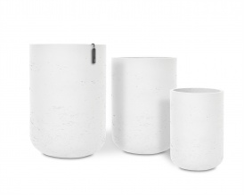 OMBRE WHITE tall pot