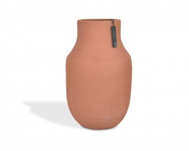 KITHIRA TALL TERRACOTTA vase